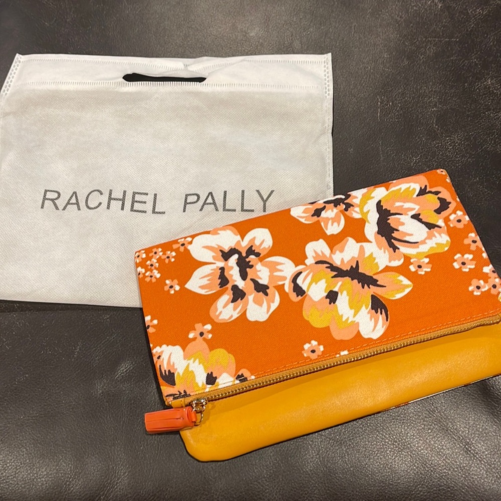 NWT Rachel pally floral clutch carry bag